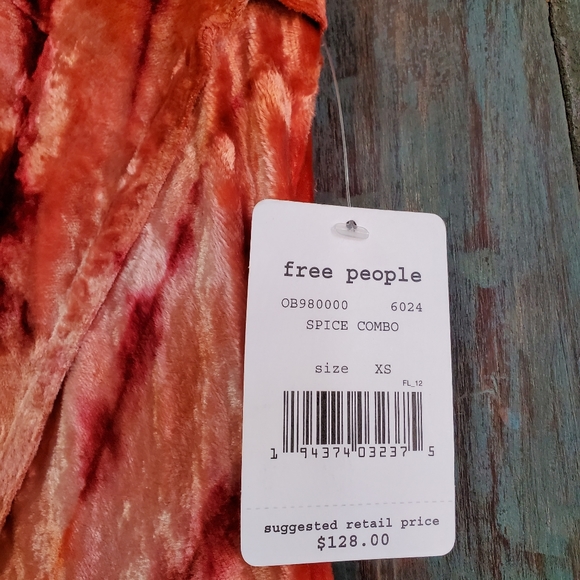 Free People - Serious Swagger Tie Dye Skirt, Size XS - Picture 3 of 4